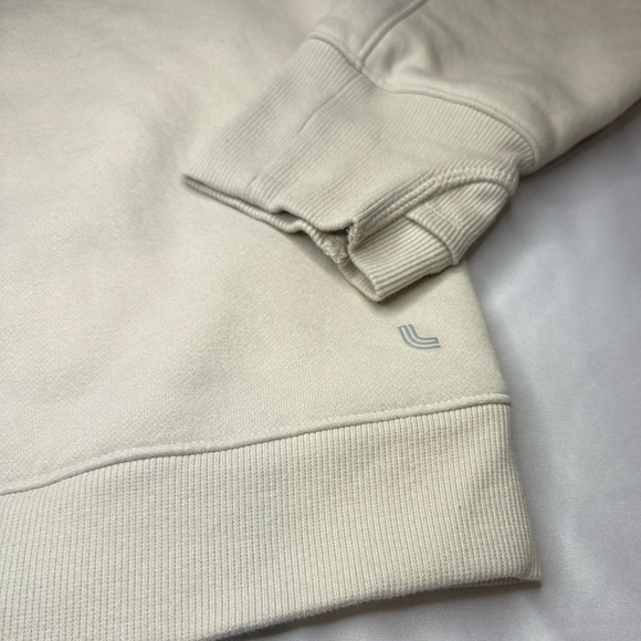 Lole Hoodie Half Zip Cream Long Sleeve Women's Sz XL - Picture 6 of 11